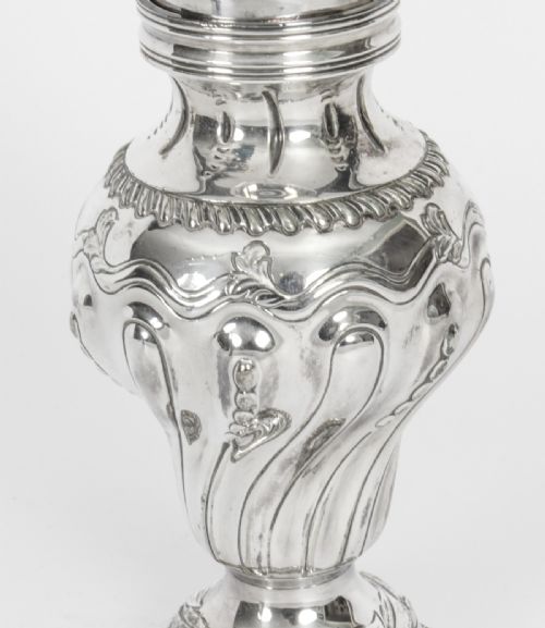 fig 2. Antique Victorian Silver Plated Sugar Caster William Batt & Sons 1860 19th C