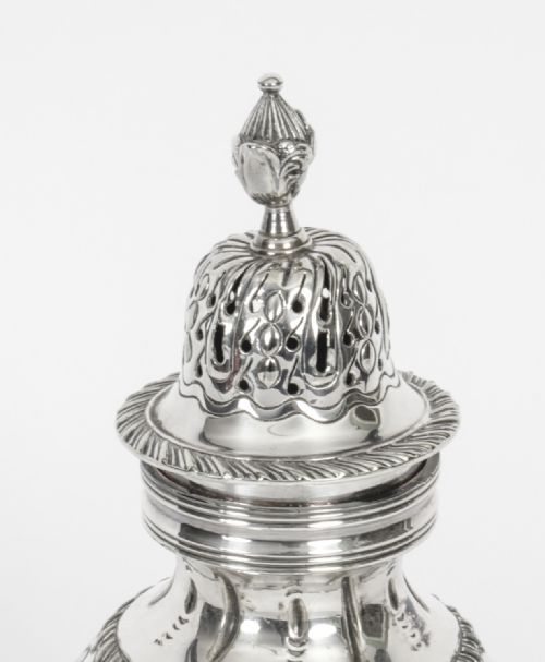 fig 3. Antique Victorian Silver Plated Sugar Caster William Batt & Sons 1860 19th C