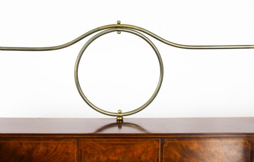 fig 2. Antique Flame Mahogany and Satinwood Inlaid Sideboard Ca 1820 19th C