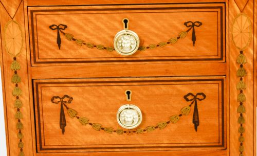 fig 4. Antique Inlaid Satinwood Writing Desk by Edwards & Roberts c.1880