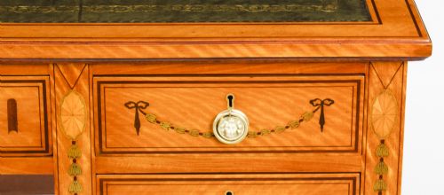 fig 5. Antique Inlaid Satinwood Writing Desk by Edwards & Roberts c.1880