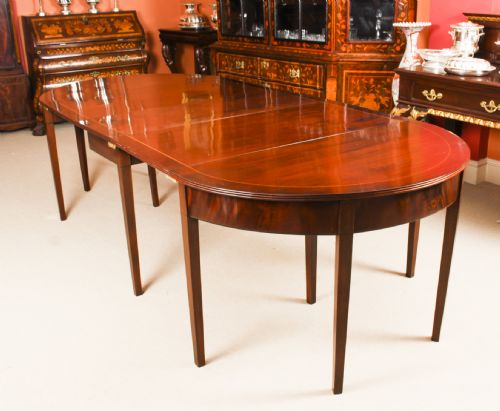 Antique Regency Metamorphic Mahogany Dining Table 19th C
