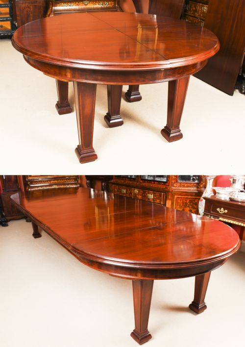 Antique Victorian Metamorphic Extending Jupe Dining Table 19th Century
