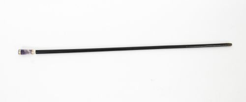 Antique French Art Deco Amethyst, Silver Walking Stick C1920 20th C
