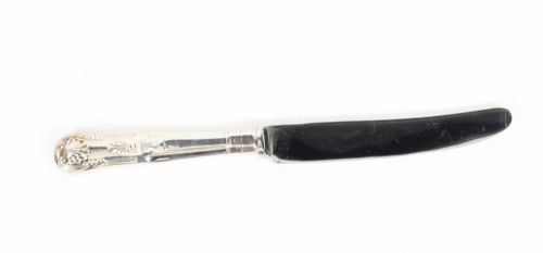 fig 4. Antique Canteen x 12 Silver Plated Cutlery Set Kings Pattern C1920 20th C