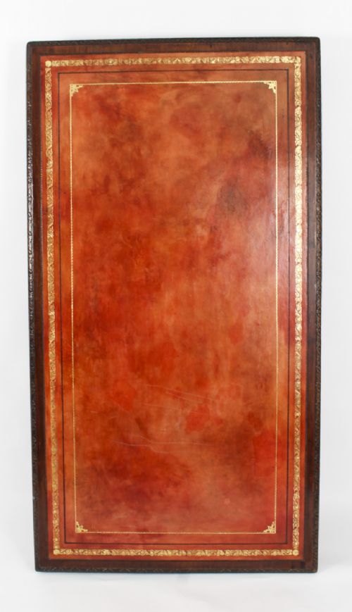 fig 1. Antique George III Mahogany Pedestal Desk C1810 19th C