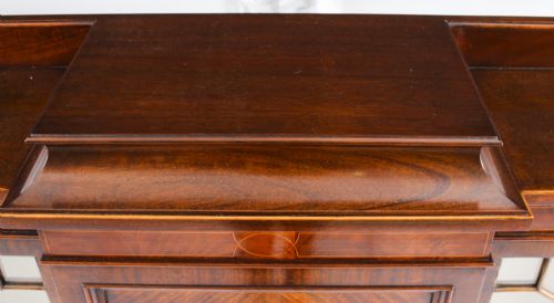 fig 3. Antique Edwardian Breakfront Sideboard Display Cabinet Circa 1900