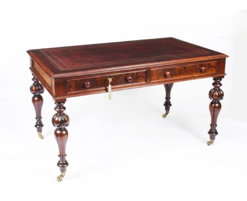 Antique Partners Writing Table Wilkinson Bond Street 19th C
