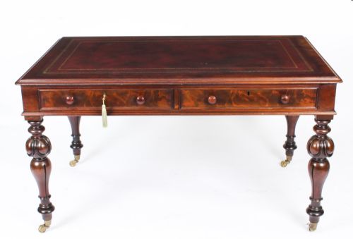 fig 1. Antique Partners Writing Table Wilkinson Bond Street 19th C