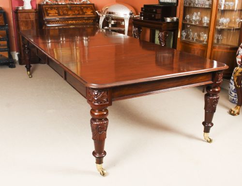 Antique William IV 10 Ft Mahogany Extending Dining Table C1835 19th C
