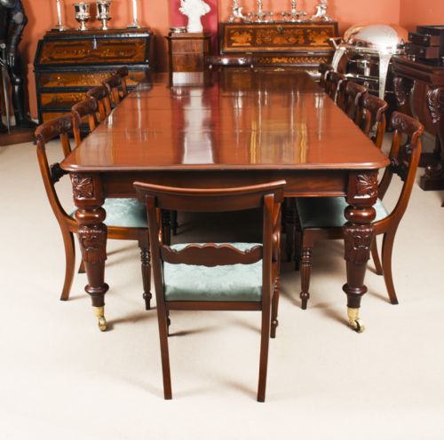 fig 2. Antique William IV 10 ft Mahogany Extending Dining Table C1835 19th C