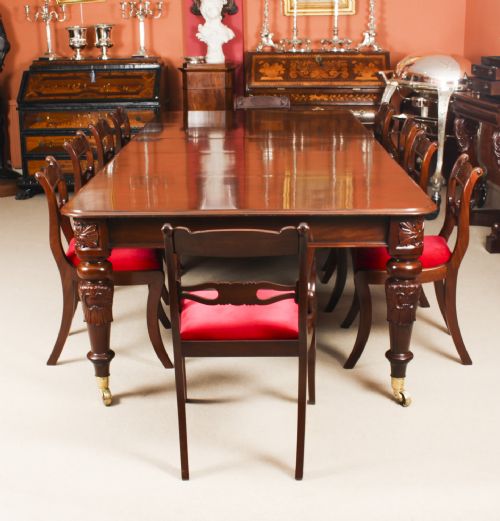 fig 5. Antique William IV 10 ft Mahogany Extending Dining Table C1835 19th C