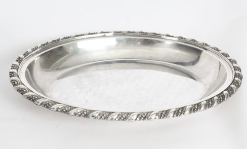 fig 5. Antique English Entree Dish by Martin Hall 1859 19th Century