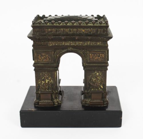 fig 4. Antique French Bronze Grand Tour Model of The Arc de Triomphe, 19th Century