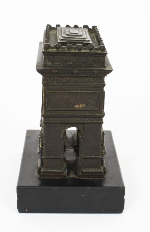 fig 5. Antique French Bronze Grand Tour Model of The Arc de Triomphe, 19th Century