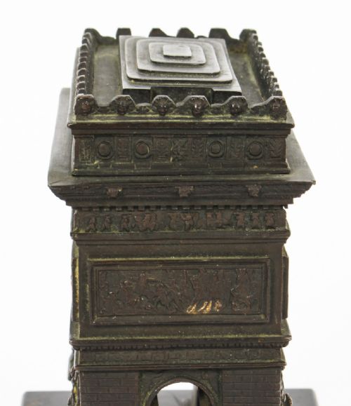 fig 6. Antique French Bronze Grand Tour Model of The Arc de Triomphe, 19th Century
