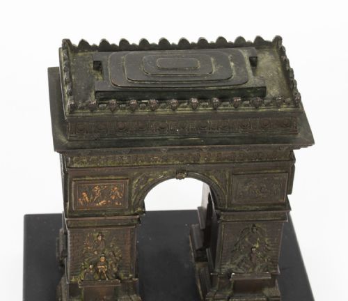 fig 7. Antique French Bronze Grand Tour Model of The Arc de Triomphe, 19th Century