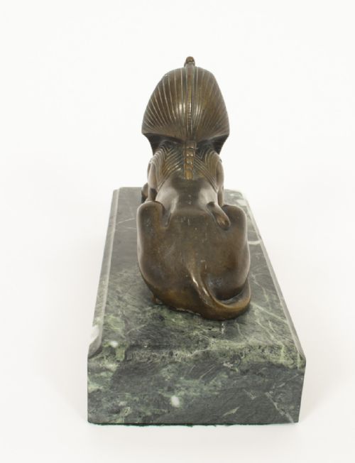 fig 8. Antique French Egyptian Revival Bronze Sphinx 19th C