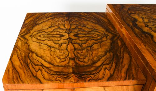 fig 4. Antique Art Deco Burr Walnut Sideboard att. Epstein C1920