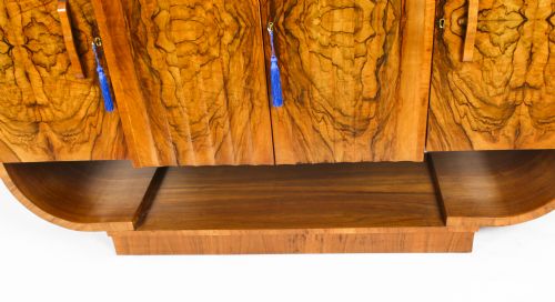 fig 5. Antique Art Deco Burr Walnut Sideboard att. Epstein C1920