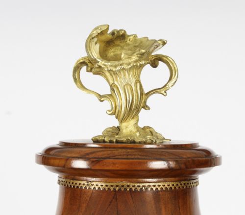 fig 10. Antique French Ormolu Mountred Marquetry Display Cabinet 19th C