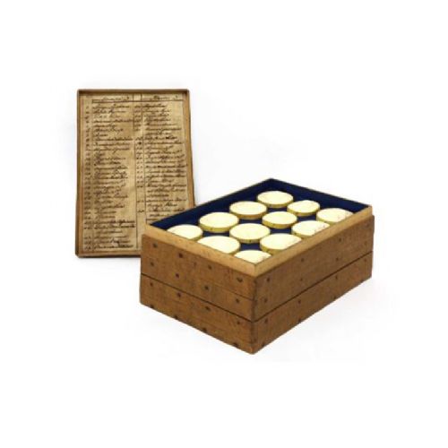 fig 1. Antique Boxed Set 48 Grand Tour Intaglios by Bartolomeo Paoletti 19th C
