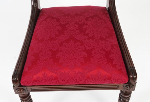 fig 4. Antique Set 8 Regency Mahogany Dining Chairs Manner of Gillows c.1820 19th C