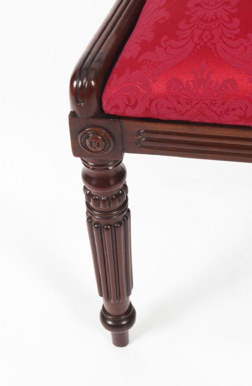 fig 5. Antique Set 8 Regency Mahogany Dining Chairs Manner of Gillows c.1820 19th C