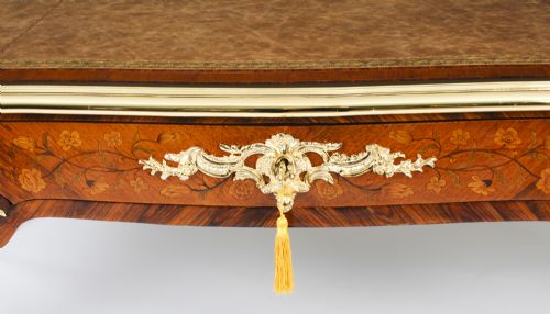 fig 4. Antique Ormolu Mounted Bureau Plat Desk Hopilliart Paris 18th Century
