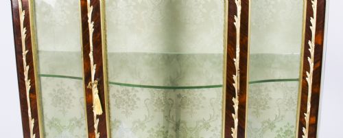 fig 4. Antique Large French Vernis Martin Display Cabinet C1880 19th C
