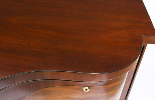ANTIQUE ENGLISH REGENCY FLAME MAHOGANY SIDEBOARD C1820 19TH CENTURY - ADDITIONAL PHOTO 3