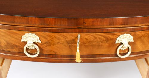 ANTIQUE ENGLISH REGENCY FLAME MAHOGANY SIDEBOARD C1820 19TH CENTURY - ADDITIONAL PHOTO 5