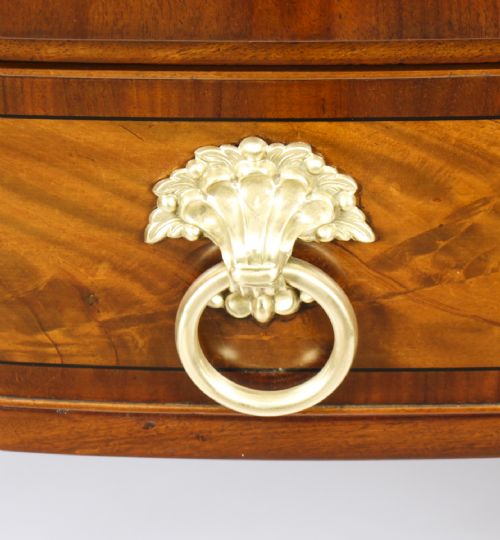 ANTIQUE ENGLISH REGENCY FLAME MAHOGANY SIDEBOARD C1820 19TH CENTURY - ADDITIONAL PHOTO 15