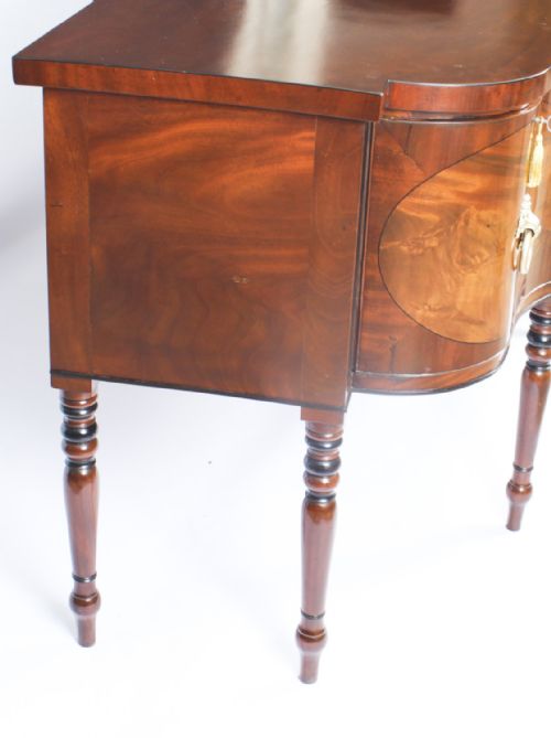 ANTIQUE ENGLISH REGENCY FLAME MAHOGANY SIDEBOARD C1820 19TH CENTURY - ADDITIONAL PHOTO 19