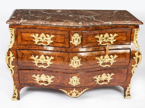 ANTIQUE FRENCH RGENCE KINGWOOD ORMOLU MOUNTED COMMODE CIRCA 1720 18TH C - ADDITIONAL PHOTO 1