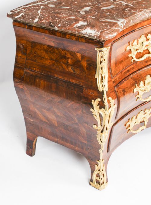 ANTIQUE FRENCH RGENCE KINGWOOD ORMOLU MOUNTED COMMODE CIRCA 1720 18TH C - ADDITIONAL PHOTO 15