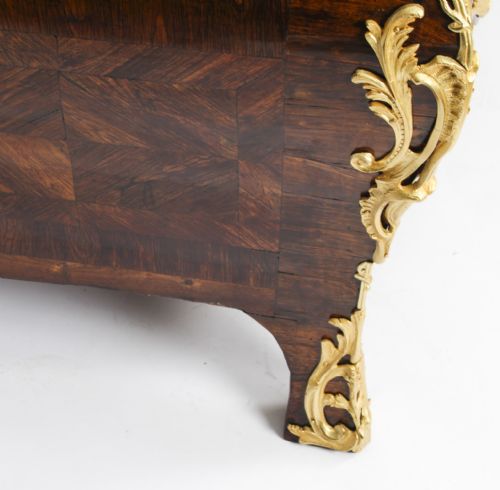 ANTIQUE FRENCH RGENCE KINGWOOD ORMOLU MOUNTED COMMODE CIRCA 1720 18TH C - ADDITIONAL PHOTO 17