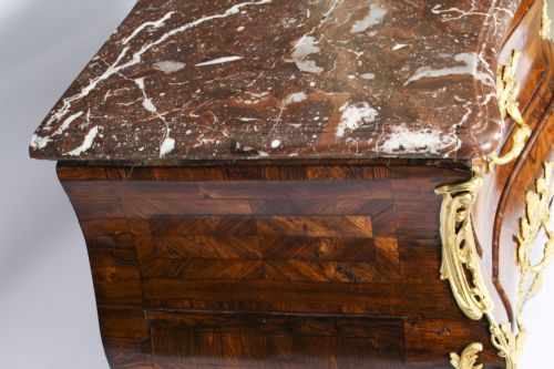 ANTIQUE FRENCH RGENCE KINGWOOD ORMOLU MOUNTED COMMODE CIRCA 1720 18TH C - ADDITIONAL PHOTO 19