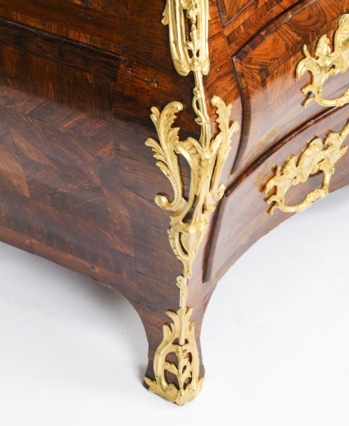 ANTIQUE FRENCH RGENCE KINGWOOD ORMOLU MOUNTED COMMODE CIRCA 1720 18TH C - ADDITIONAL PHOTO 20