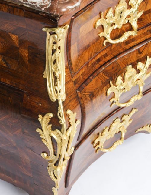 ANTIQUE FRENCH RGENCE KINGWOOD ORMOLU MOUNTED COMMODE CIRCA 1720 18TH C - ADDITIONAL PHOTO 22