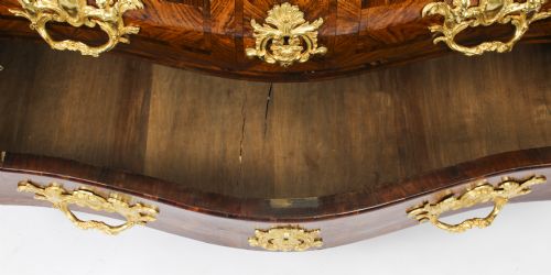 ANTIQUE FRENCH RGENCE KINGWOOD ORMOLU MOUNTED COMMODE CIRCA 1720 18TH C - ADDITIONAL PHOTO 26