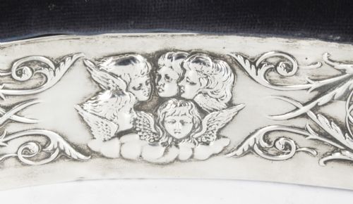 ANTIQUE VICTORIAN STERLING SILVER JEWELLERY BOX CASKET H MATTHEWS 19TH C - ADDITIONAL PHOTO 7