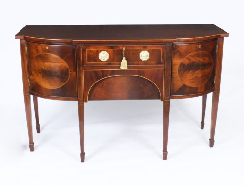 Antique George III Inlaid Mahogany Sideboard C.1780 18th Century
