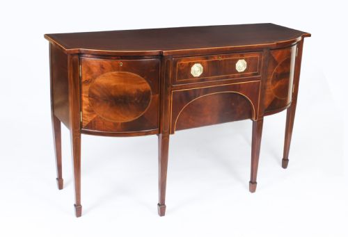 fig 1. Antique George III Inlaid Mahogany Sideboard c.1780 18th Century
