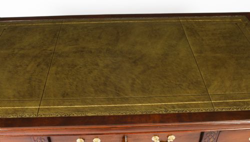 fig 4. Antique Chinese Chippendale Writing Desk by Edwards & Roberts 19th C
