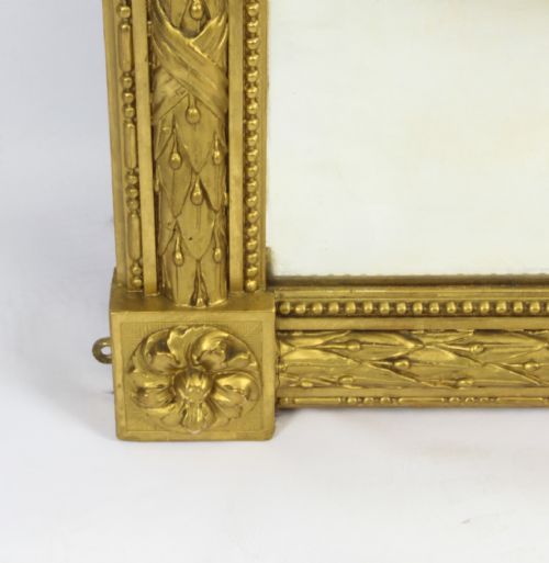 fig 3. Antique Large French Giltwood Wall Mirror c.1860 - 204x125cm 19th C
