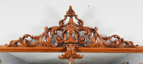 ANTIQUE EARLY VICTORIAN POLLARD OAK SIDEBOARD CHIFFONIER 19TH C - ADDITIONAL PHOTO 5
