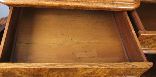 ANTIQUE EARLY VICTORIAN POLLARD OAK SIDEBOARD CHIFFONIER 19TH C - ADDITIONAL PHOTO 10