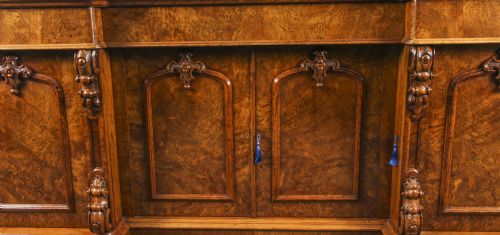 ANTIQUE EARLY VICTORIAN POLLARD OAK SIDEBOARD CHIFFONIER 19TH C - ADDITIONAL PHOTO 16
