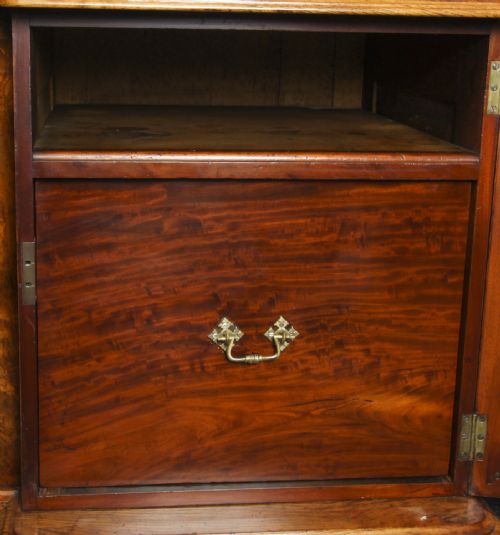 ANTIQUE EARLY VICTORIAN POLLARD OAK SIDEBOARD CHIFFONIER 19TH C - ADDITIONAL PHOTO 19